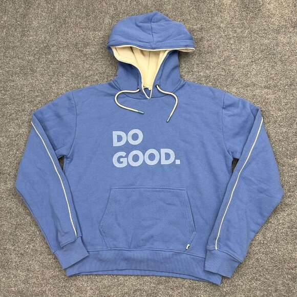 cotopaxi Tops - Cotopaxi Hoodie Womens Small Blue Do Good Organic Cotton Sweatshirt Pullover
